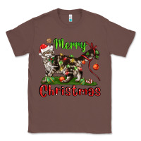 Chestnut maine coon cat merry christmas Classic Tee - LillyAllenDesigns