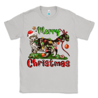 Maine Coon Cat Merry Christmas Classic Tee | Teevron