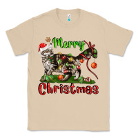 Mushroom maine coon cat merry christmas Classic Tee - LillyAllenDesigns