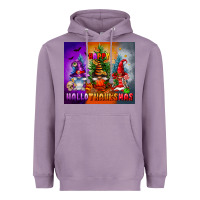 Lavender happy hallothanksmas Heavyweight Hoodie - FaDigitalArtStudio