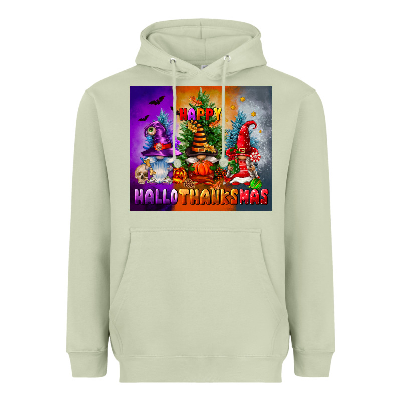 Happy Hallothanksmas Heavyweight Hoodie by FaDigitalArtStudio | Teevron