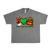 Tornado peace love Christmas Santa Claus hand Urban Heavy Tee - Jasminsmagicworld