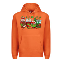 Carrot christmas santa claus coffee cups Premium Hoodie - OliviaCreatesArt