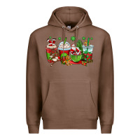 Chestnut christmas santa claus coffee cups Premium Hoodie - OliviaCreatesArt