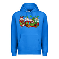 True Royal christmas santa claus coffee cups Premium Hoodie - OliviaCreatesArt