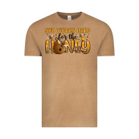 She Works Hard For The Honey Vintage Tee | Teevron