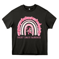 Asphalt breast cancer  awareness rainbow Heavy Core Tee - MaliasSmallBusiness