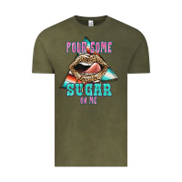 Vintage Olive Pour Some Sugar On Me Vintage Tee - JahusDesignShop