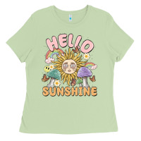 Matcha hello sunshine Ladies Tee - MaliasSmallBusiness
