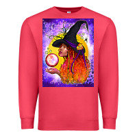 Cardinal witch with crystal ball air freshener Premium Sweatshirt - BundleAndBundleShop