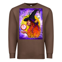 Chestnut witch with crystal ball air freshener Premium Sweatshirt - BundleAndBundleShop