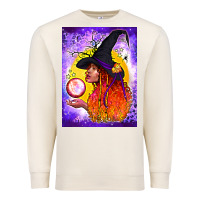Sandshell witch with crystal ball air freshener Premium Sweatshirt - BundleAndBundleShop