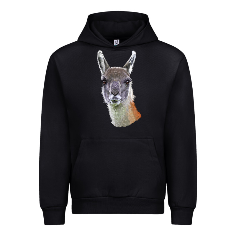Guanaco Llama Head Urban Hoodie by LillyAllenDesigns | Teevron