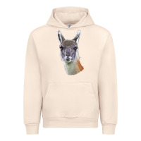 Sandshell Guanaco Llama Head Urban Hoodie - LillyAllenDesigns