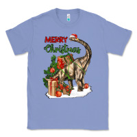 Colony Blue merry christmas brachiosaurus Classic Tee - LillyAllenDesigns