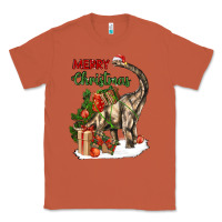 Copper merry christmas brachiosaurus Classic Tee - LillyAllenDesigns