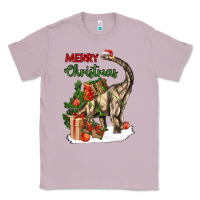 Lilac merry christmas brachiosaurus Classic Tee - LillyAllenDesigns