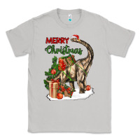 Moon Dust merry christmas brachiosaurus Classic Tee - LillyAllenDesigns