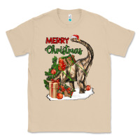 Mushroom merry christmas brachiosaurus Classic Tee - LillyAllenDesigns
