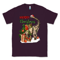 Plum merry christmas brachiosaurus Classic Tee - LillyAllenDesigns