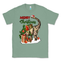 Sage merry christmas brachiosaurus Classic Tee - LillyAllenDesigns