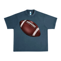 Midnight Navy football Urban Heavy Tee - BarkalooDesign