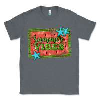 Charcoal Heather summer vibes watermelon Classic Tee - JahusDesignShop