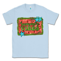 Dusty Blue summer vibes watermelon Classic Tee - JahusDesignShop