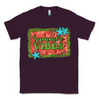 Plum summer vibes watermelon Classic Tee - JahusDesignShop
