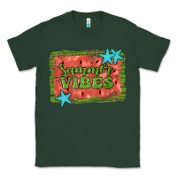 Sports Green summer vibes watermelon Classic Tee - JahusDesignShop