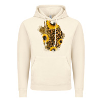 Vintage Artic glitter sunflowers leopard patch Vintage Hoodie - RanaPortraitStore