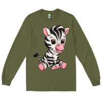Army Green zebra Long Sleeve Tee - texasbilliewilder