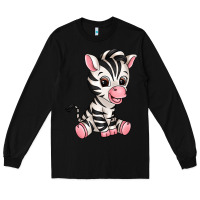 Black zebra Long Sleeve Tee - texasbilliewilder