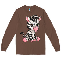 Chestnut zebra Long Sleeve Tee - texasbilliewilder