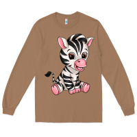 Toasted Coconut zebra Long Sleeve Tee - texasbilliewilder