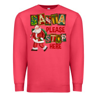 Cardinal Santa Please Stop Here Premium Sweatshirt - FaDigitalArtStudio