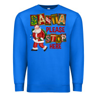 True Royal Santa Please Stop Here Premium Sweatshirt - FaDigitalArtStudio
