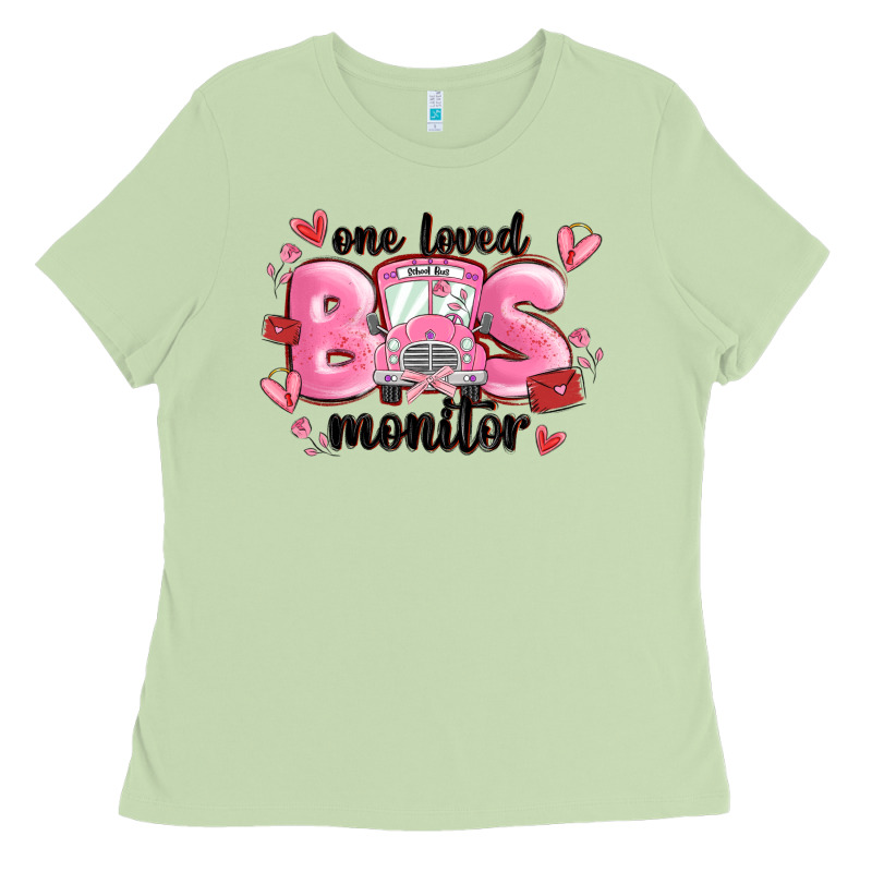 One Loved Bus Monitor Ladies Tee by MaliasSmallBusiness | Teevron