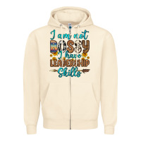 Sandshell i am not bossy i have leadership skills Zipper Hoodie - OliviaCreatesArt