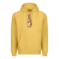 Antique Gold Bunny Easter Premium Hoodie - OliviaCreatesArt