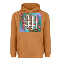 Meerkat teacher gemstone and pink flower tumbler Heavyweight Hoodie - BundleAndBundleShop