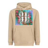 Mushroom teacher gemstone and pink flower tumbler Heavyweight Hoodie - BundleAndBundleShop