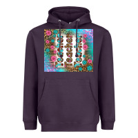 Plum teacher gemstone and pink flower tumbler Heavyweight Hoodie - BundleAndBundleShop