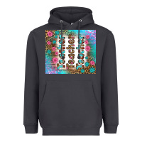 Smoke teacher gemstone and pink flower tumbler Heavyweight Hoodie - BundleAndBundleShop