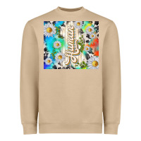 Mushroom human with daisies Heavyweight Sweatshirt - TumblerDesignByShophia