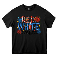Black red white boujee Heavy Core Tee - MaliasSmallBusiness