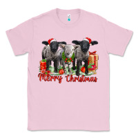Bubblegum Pink merry christmas baby sheeps Classic Tee - LillyAllenDesigns