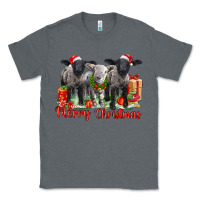 Charcoal Heather merry christmas baby sheeps Classic Tee - LillyAllenDesigns