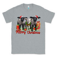 Heather Grey merry christmas baby sheeps Classic Tee - LillyAllenDesigns