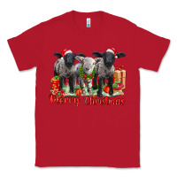 Red merry christmas baby sheeps Classic Tee - LillyAllenDesigns